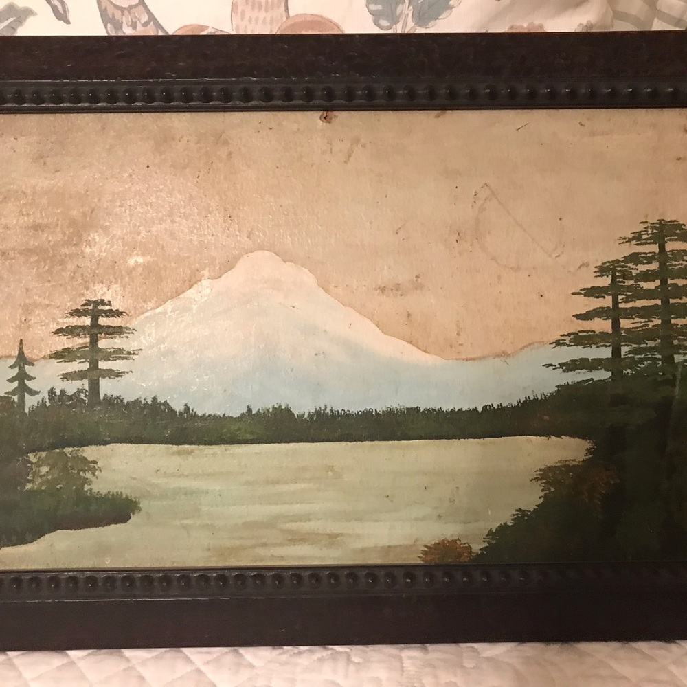 Very old painting done by my great aunt 14/21”